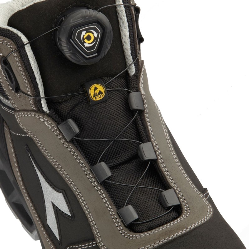 Bota diadora shark leather quick mid s3s