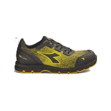 zapatilla diadora run atom evo low s3s en amarillo utility/negro