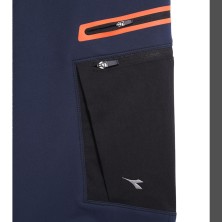pantalón didadora hybrid performance en negro/azul denim