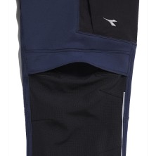 pantalón didadora hybrid performance en negro/azul denim