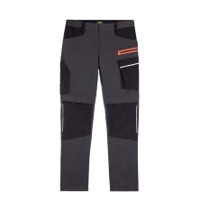 pantalón diadora hybrid poly performance en negro/espectro