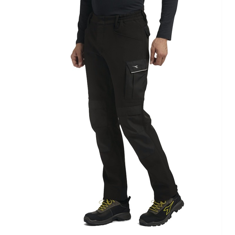Pantalón softshell diadora carbon performance