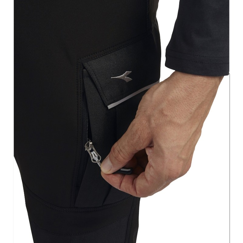 Pantalón softshell diadora carbon performance