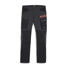 pantalón cargo diadora hybrid en negro/espectro