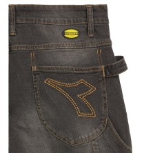 pantalón vaquero diadora stone en gris denim