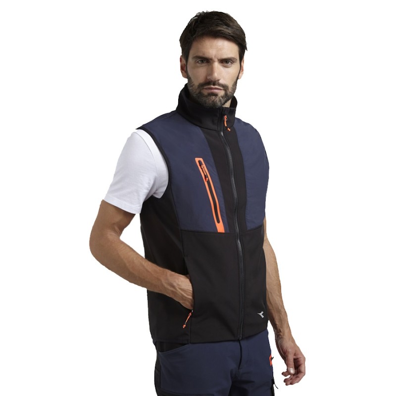 Chaleco softshell diadora hybrid