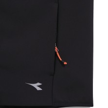 chaleco softshell diadora hybrid en negro/azul denim
