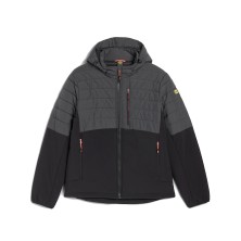 chaqueta diadora oslo acolchada hybrid en negro/espectro
