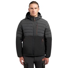 chaqueta diadora oslo acolchada hybrid en negro/espectro