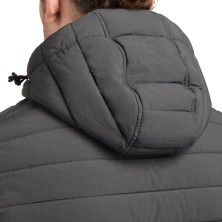 chaqueta diadora oslo acolchada hybrid en negro/espectro