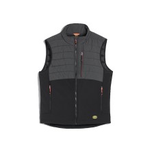 chaleco diadora oslo acolchado hybrid en negro/espectro