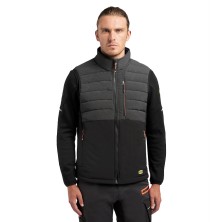 chaleco diadora oslo acolchado hybrid en negro/espectro