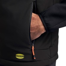 chaleco diadora oslo acolchado hybrid en negro/espectro