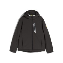 chaqueta softshell diadora acolchada sail en gris asfalto