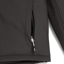 chaqueta softshell diadora acolchada sail en gris asfalto
