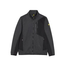 polar diadora fleece freedom en gris/negro