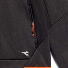 polar diadora fleece techno en negro/espectro