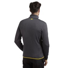 polar diadora fleece techno en gris/negro