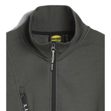 sudadera diadora fz litework en verde tomillo