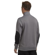 sudadera diadora zip litework en gris acero