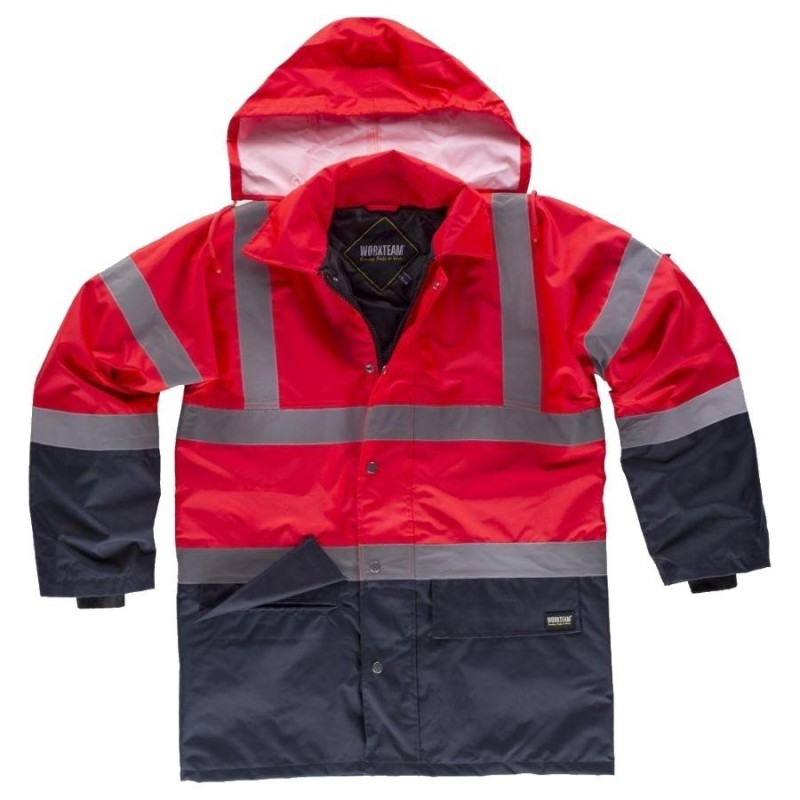 Parka alta visibilidad workteam c3717