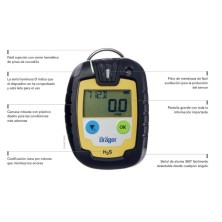 detector dräger pac 6000 h2s 