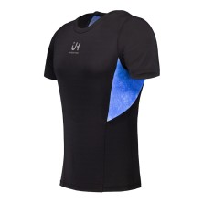 camiseta underheat aqua en negro