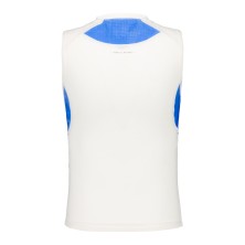 camiseta sin mangas underheat aqua en blanco