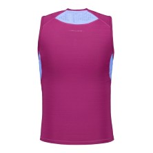 camiseta sin mangas underheat aqua en blanco