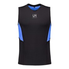 camiseta sin mangas underheat aqua en blanco