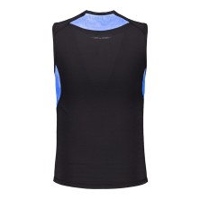 camiseta sin mangas underheat aqua en blanco