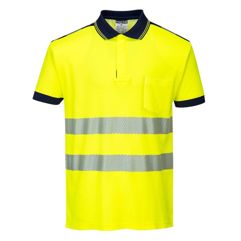 Polo alta visibilidad portwest t180