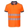 Polo alta visibilidad portwest t180