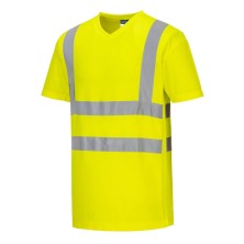 camiseta a.v. portwest mesh s179 en amarillo
