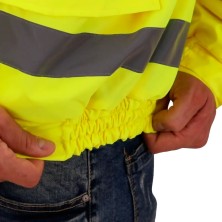 cazadora prima biker a.v. en amarillo/marino