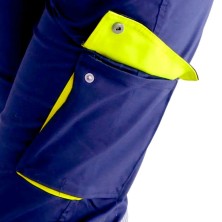 pantalón a.v. prima trekking2 combi en amarillo/marino