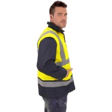 parka a.v. prima raptor2 combi en amarillo/marino