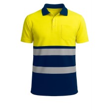 polo a.v. prima sunny2 en amarillo/marino