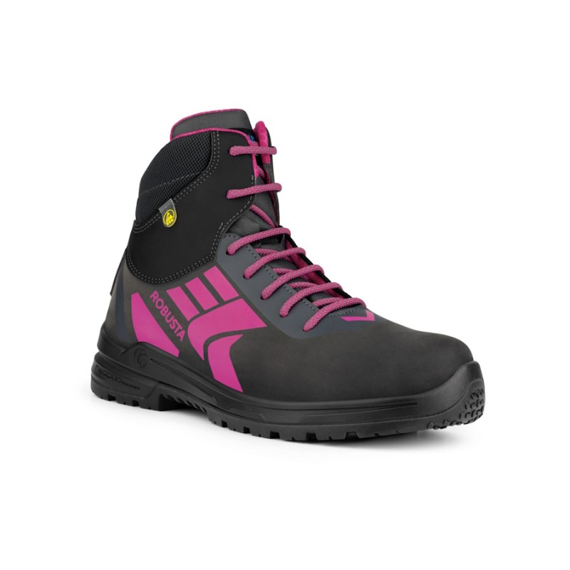 Bota de mujer robusta one rosa