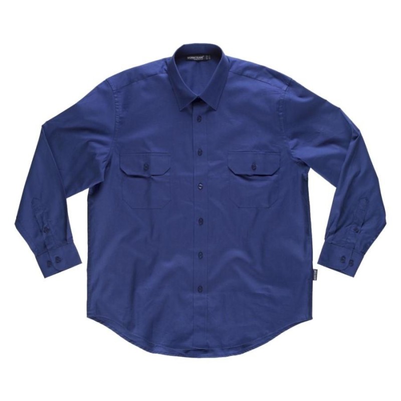 Camisa basica algodon workteam b8200