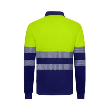 POLO A.V. M/L VELILLA GRS BICOLOR RS 305535