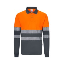 POLO A.V. M/L VELILLA GRS BICOLOR RS 305535