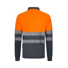 POLO A.V. M/L VELILLA GRS BICOLOR RS 305535