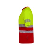 camiseta a.v. m/c velilla grs rs 305633 en rojo/amarillo fluor