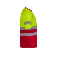 camiseta a.v. m/c velilla grs rs 305633 en rojo/amarillo fluor