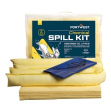 KIT ABSORBENTE CHEMICAL 20L PORTWEST SM90