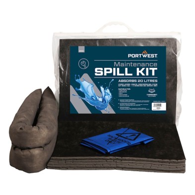 Kit Absorbente Maintenance 20l Portwest sm30