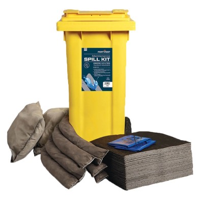 Venta de kit absorbente maintenance 120l portwest sm33 Kit Absorbente Maintenance 120l Portwest sm33