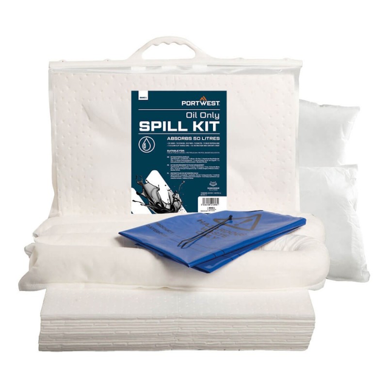 Kit oil only 50l portwest sm61 hidrocarburos
