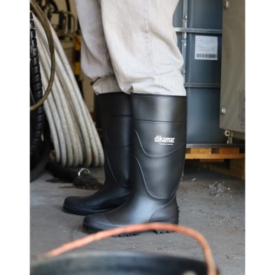 Bota De Agua Dikamar Pvc Militaire Negra